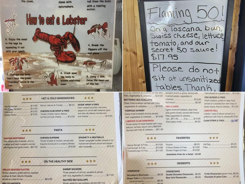 Seagull Restaurant Menu