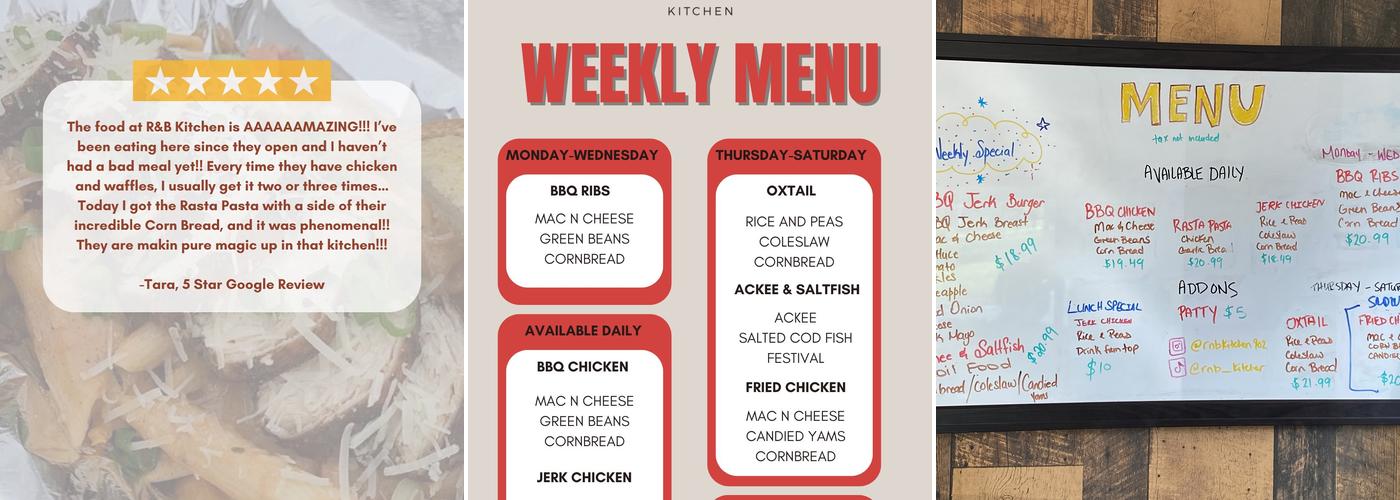 R&B Kitchen Menu