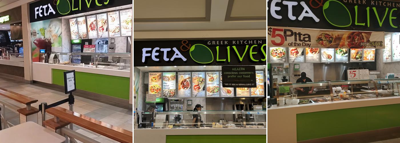 Feta and Olives Menu