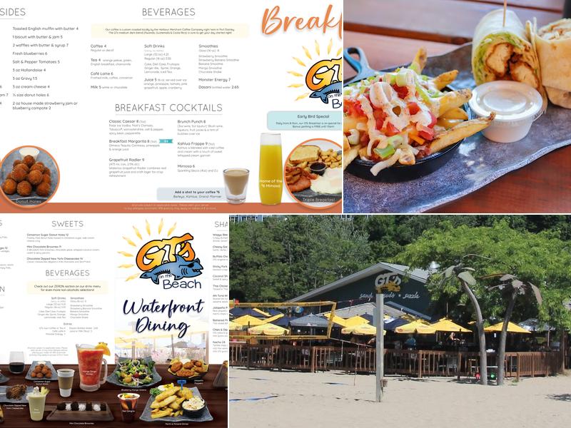GTs On The Beach ~ Open May - September! Menu