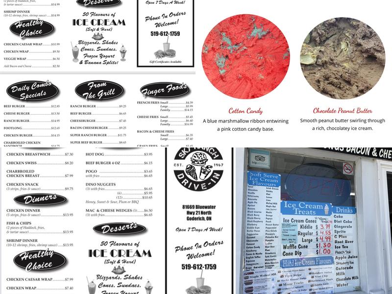 Sky Ranch Drive-in Menu