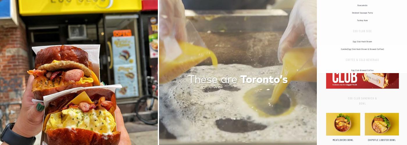 Egg Club Wellesley Menu