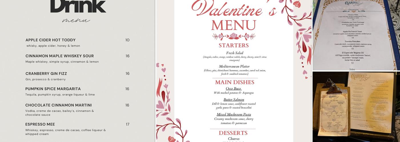Gardel Menu