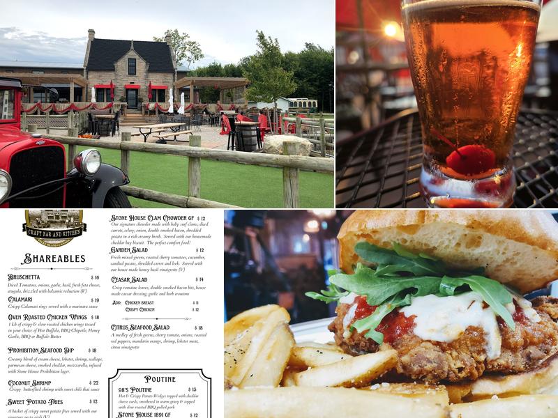 Stone House 1891 Menu
