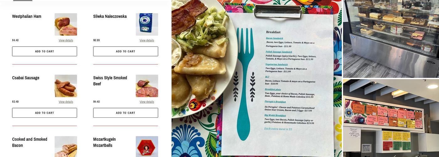 Wedel - Touch of Europe Menu