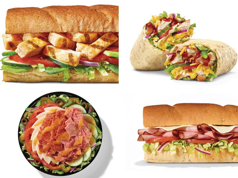 Subway Menu