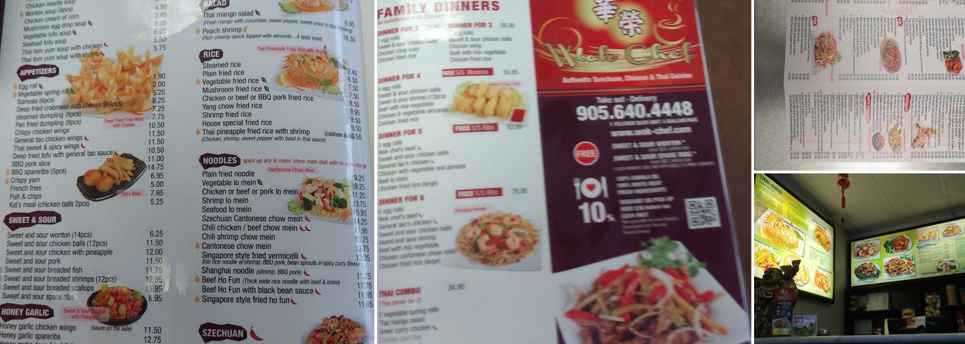 Wok Chef Menu