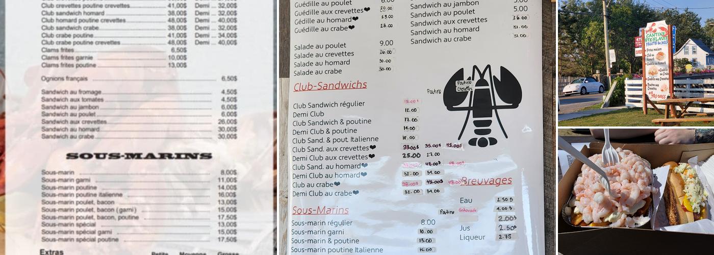 Cantine Ste-Flavie Menu