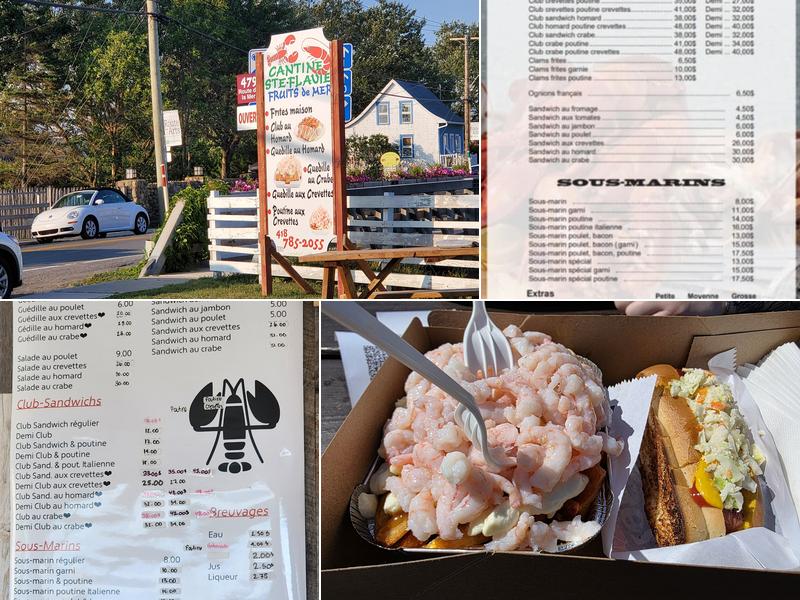 Cantine Ste-Flavie Menu