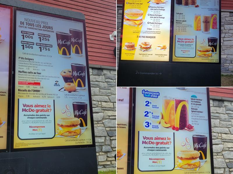 McDonald's Menu