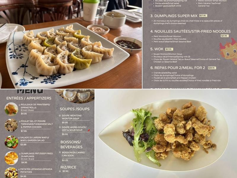 LePanda Dumpling Menu