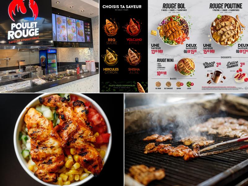 Poulet Rouge Promenades St-Bruno Menu
