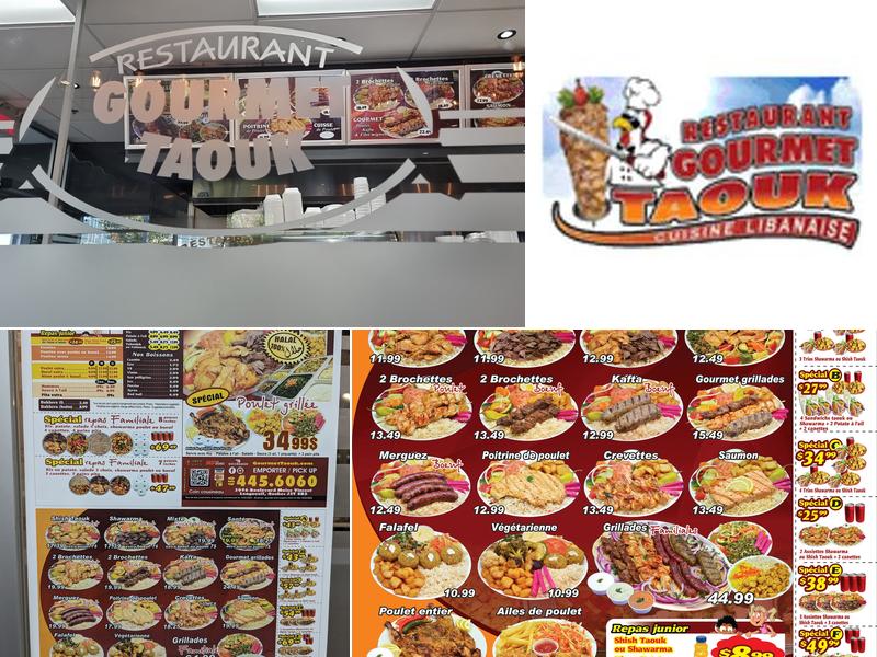 Restaurant Gourmet Taouk Menu