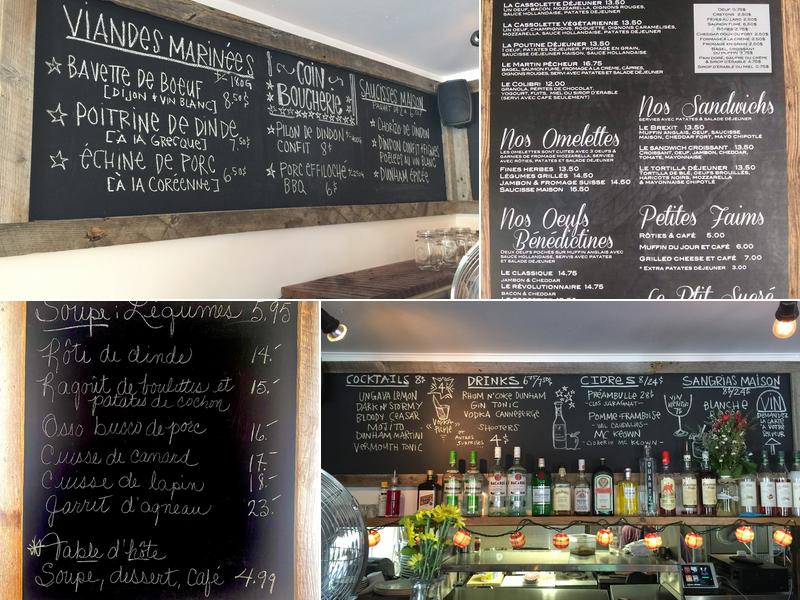 L'épicerie Café Dunham Menu