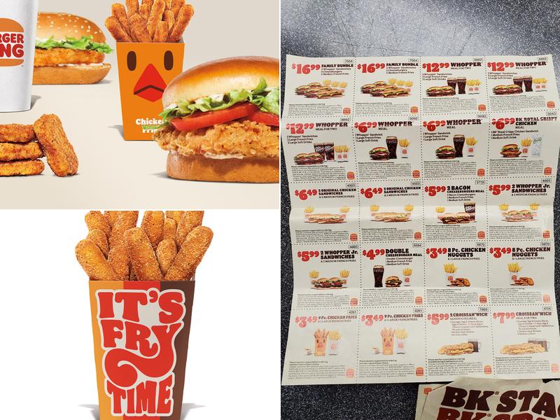 Burger King Menu