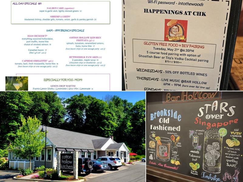 Cotton Hollow Kitchen Menu