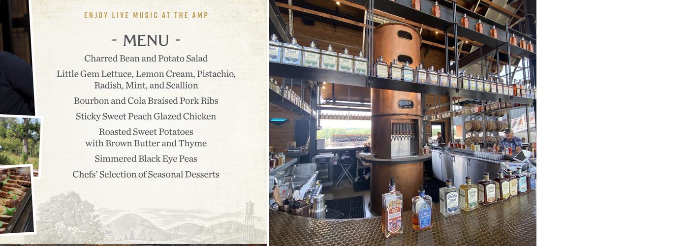 Log Still Distillery Menu