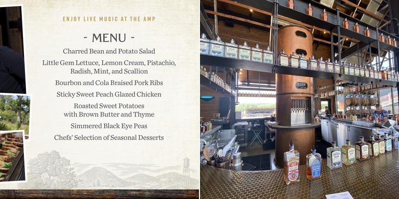 Log Still Distillery Menu