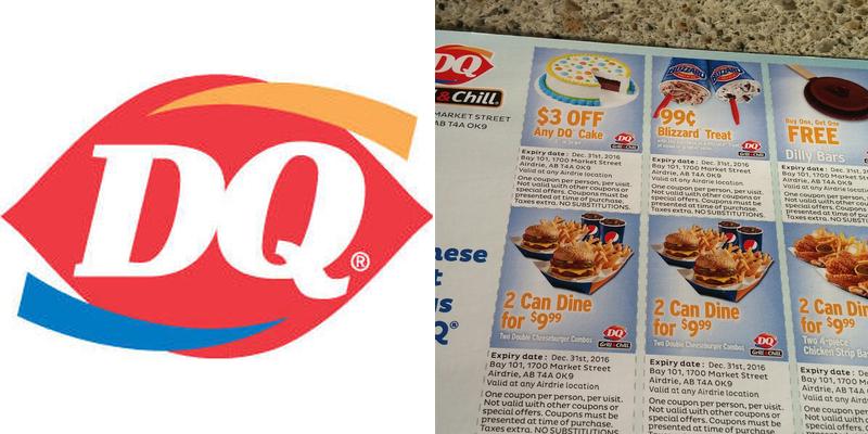 Dairy Queen Grill & Chill Menu