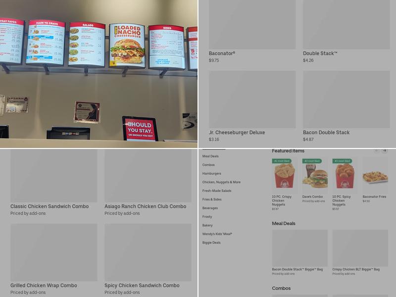 Wendy's Menu