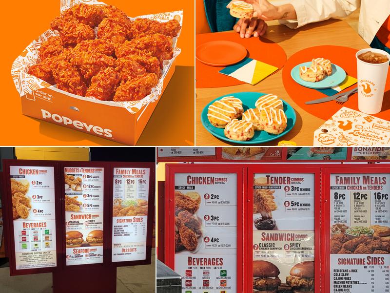 Popeyes Louisiana Kitchen Menu