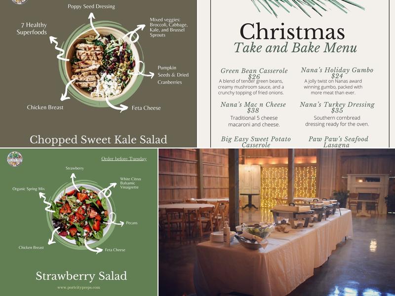 Port City Preps Menu