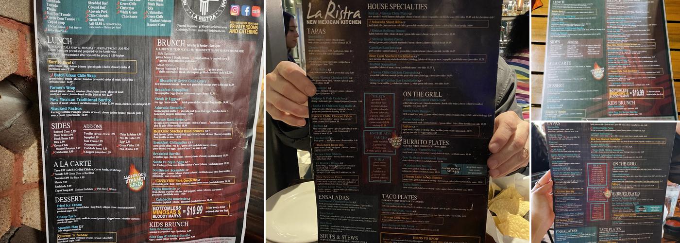 La Ristra New Mexican Kitchen Menu