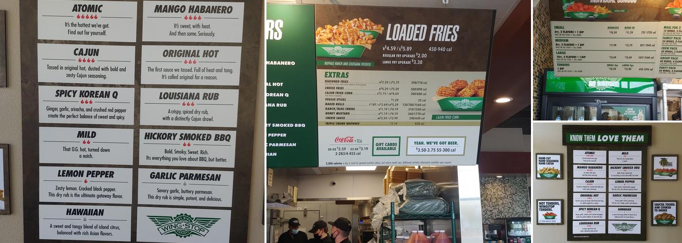 Wingstop Menu