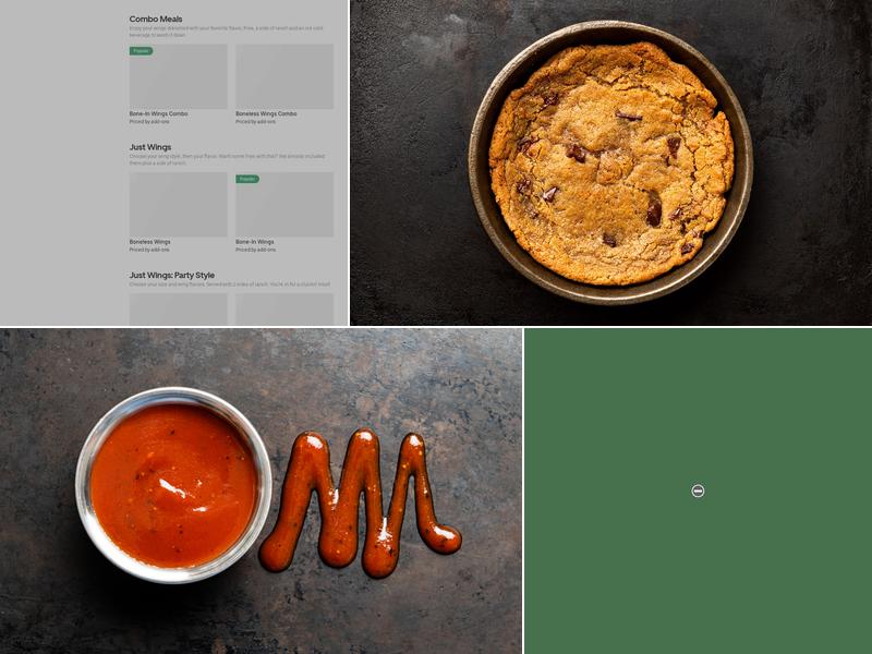 It's Just Wings Menu