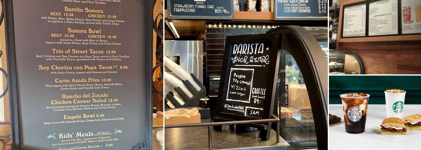 Starbucks Menu