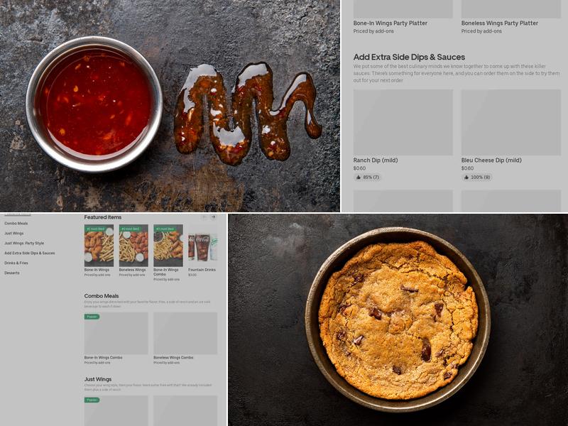 It's Just Wings Menu