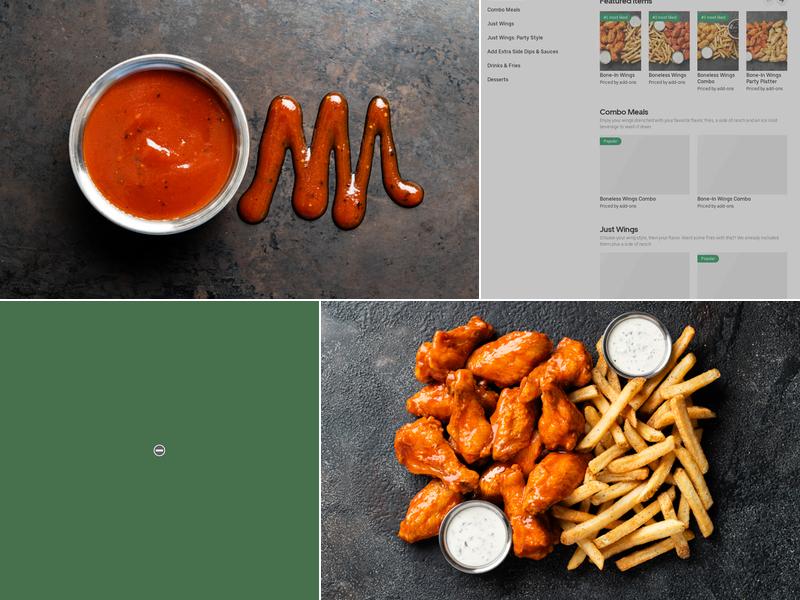 It's Just Wings Menu