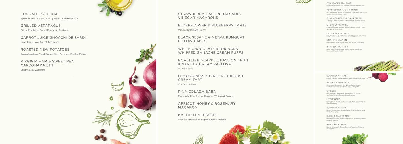 Wolfgang Puck Catering at Greystone Mansion & Gardens Menu