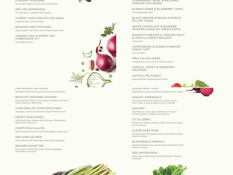Wolfgang Puck Catering at Greystone Mansion & Gardens Menu