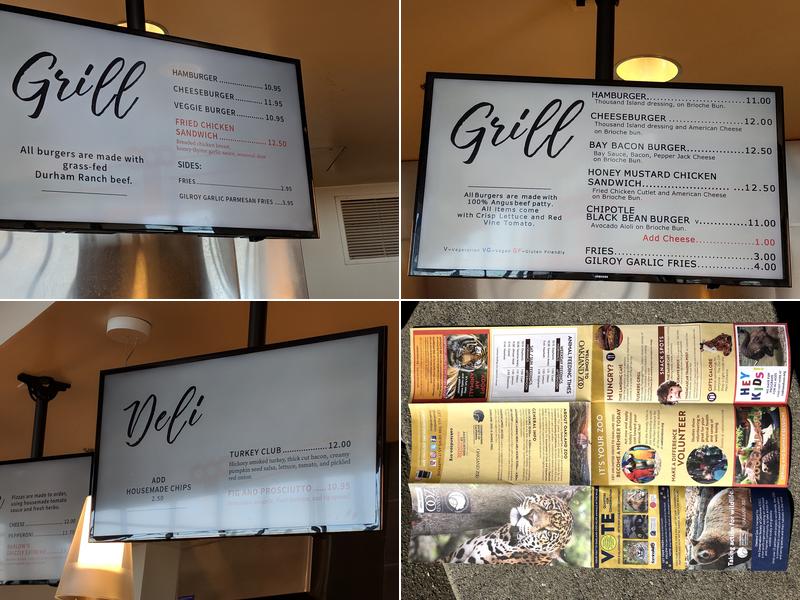 The Landing Café Menu