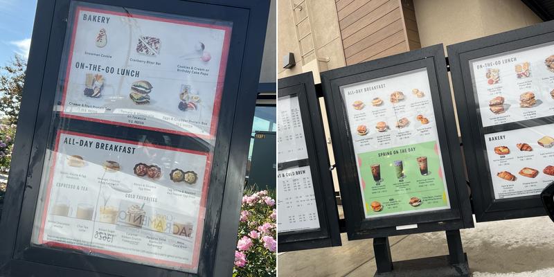 Starbucks Menu