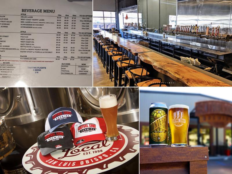 Central Coast Brewing Higuera Street Menu