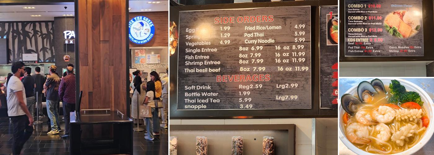 Ruby Thai Kitchen Valley Fair Menu