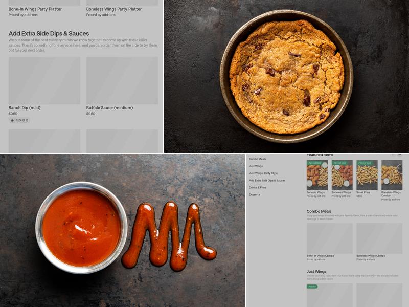 It's Just Wings Menu