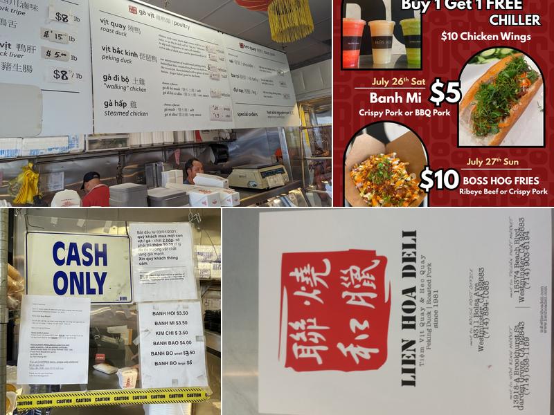 Lien Hoa BBQ Menu