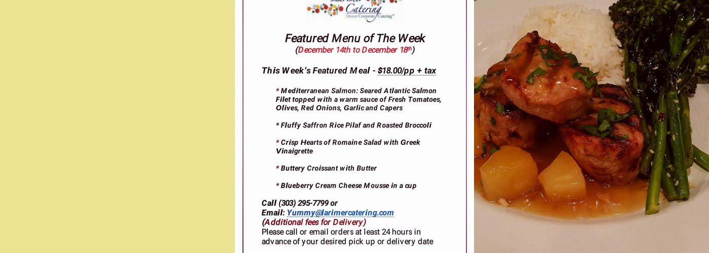 Larimer Catering Menu