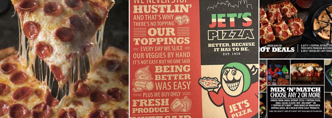Jet's Pizza Menu