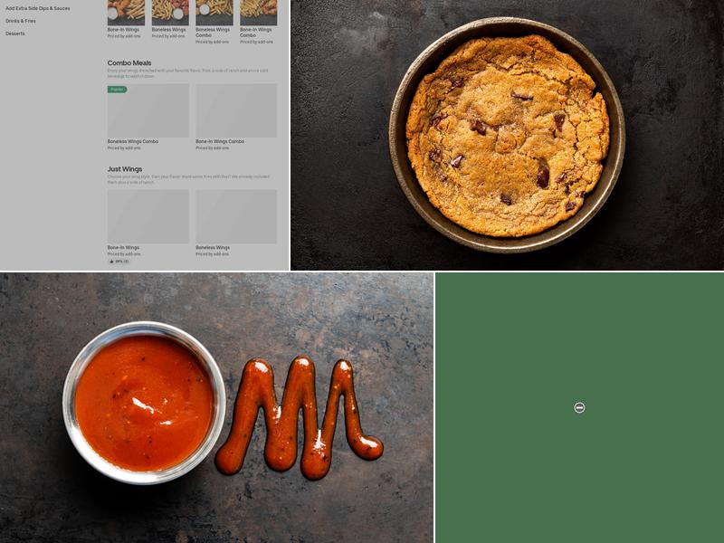 It's Just Wings Menu