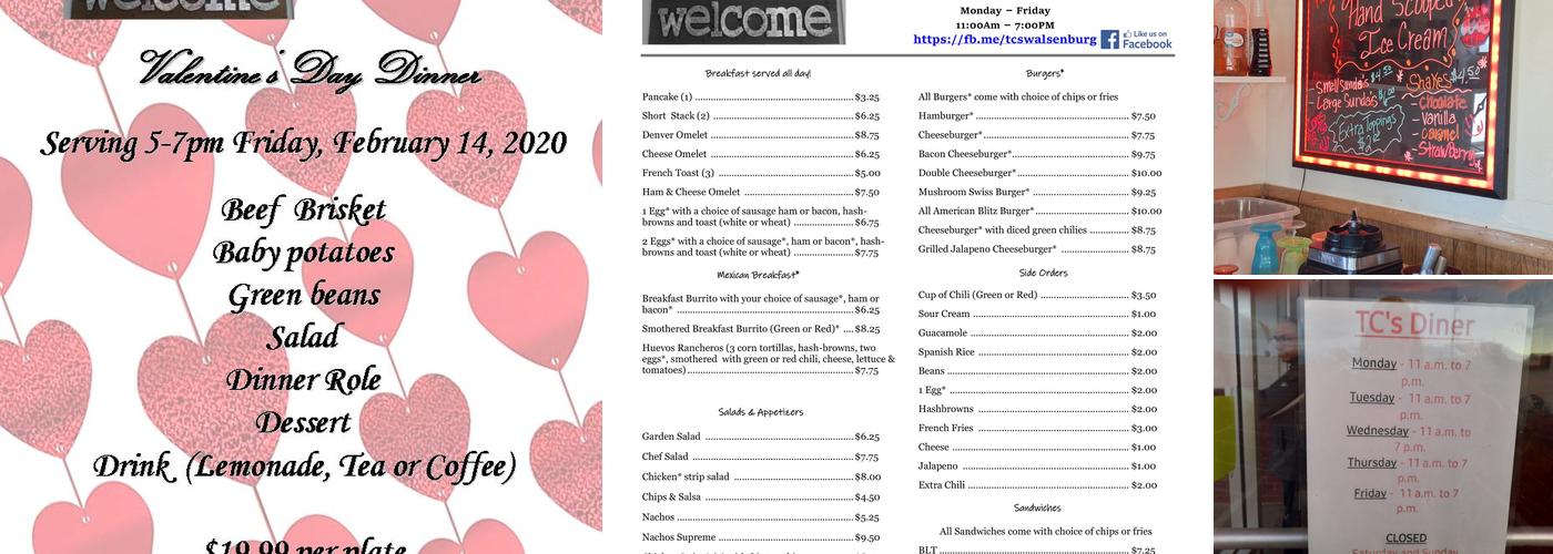 TC's Diner Menu