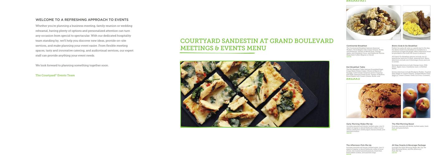 The Bistro - Eat. Drink. Connect.® Menu