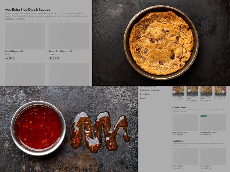 It's Just Wings Menu