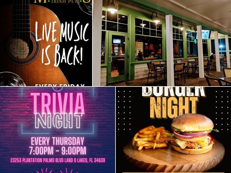 Mulligans Irish Pub 23253 Plantation Palms Blvd, Land O' Lakes