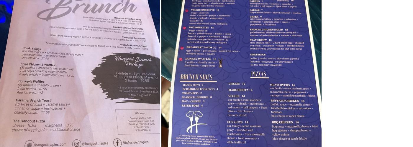 Skyline by Two Guys Menu