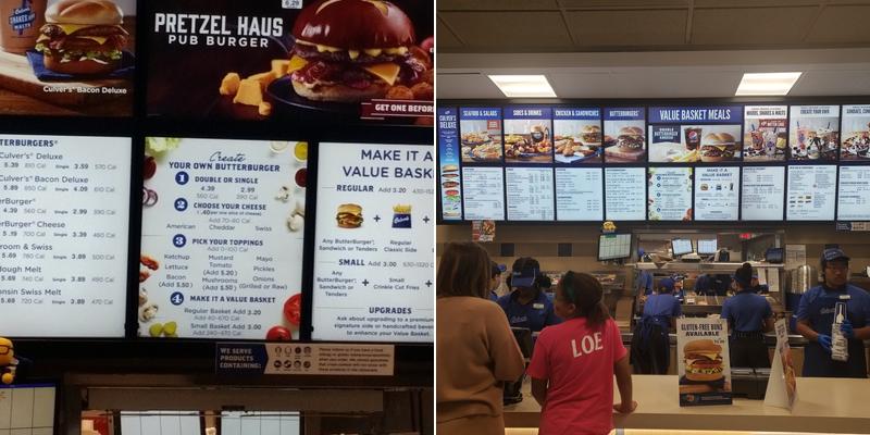Culver’s Menu