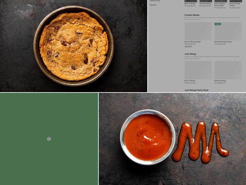 It's Just Wings Menu